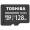 东芝（TOSHIBA）128GB TF (microSD) 存储卡 U1 C10 M203 读速100MB/s 高清拍摄 高速行车记录仪TF卡
