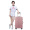 博兿（BOYI）万向轮拉杆箱24英寸男女士旅行箱轻盈行李箱 BY-72002玫瑰金