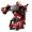 佳奇（JIAQI）TT665 牧马人汽车机器人（红色） 电动智能遥控一键变形 超变越野战神 早教益智车模玩具