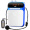 索爱（soaiy）S-518 无线便携扩音器  小蜜蜂大功率教学导游腰挂扩音器  插卡U盘播放器 唱戏机 月光蓝