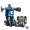 佳奇（JIAQI）TT663 布加迪威龙汽车机器人（蓝色） 遥控智能一键变形金刚 超变漂移战神 早教益智玩具