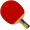 红双喜DHS乒乓球拍 直拍双面长反胶皮全能型单拍R2007（附拍套）