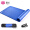 奥义瑜伽垫 升级高密度185*80cm加宽加长健身垫（赠绑带+网包） 加厚10mm防滑运动垫 深蓝色