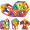 MAG-WISDOM 科博70件新组合套装 磁力片积木拼装拼插百变提拉玩具魔力片 3D立体教具儿童智力磁力建构片