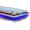 宜博（E-3LUE）K727 六色混彩机械键盘 87键 白色 青轴