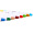真彩(TRUECOLOR)24色盒装学生旋转油画棒儿童蜡笔绘画笔丝滑晶彩棒 24色/盒2071