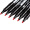 真彩(TRUECOLOR)红色小双头多用油性记号笔签字笔勾线笔会议笔套装 12支/盒*2盒MK-3043