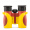 宝视德（Bresser）89-20101双筒望远镜6x21儿童玩具 成像清晰便携袖珍 高清高倍 红黄色