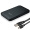IT-CEO IT-700 USB2.0移动硬盘盒硬盘座 笔记本硬盘盒子 适合2.5英寸SATA硬盘/SSD固态硬盘 铝合金外壳 黑色