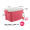 禧天龙Citylong 60L大号炫彩蒂梵红蓝收纳箱带滑轮环保塑料储物箱家用整理箱2个装 6055