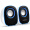 乐放（LOYFUN）LF-804 小音箱电脑迷你音响手机多媒体笔记本桌面USB有线台式机低音炮 蓝色