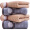 三利 纯棉提花波点毛巾4条装 33×72cm 彩色缎边洗脸面巾 混色组合 单条均独立包装