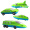 铭塔4件套儿童磁力积木玩具 磁性海陆空火车飞机轮船汽车拼组拆装 男孩女孩婴儿宝宝智力启蒙