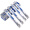 真彩(TRUECOLOR)0.5mm蓝色子弹头中性笔笔芯拔帽签字笔水笔替芯 学生办公文具用品 20支/盒GR-009