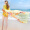 艾凝雪（Ainingxue）韩版女士超长雪纺丝巾春秋夏季薄款防晒围巾遮阳沙滩巾纱巾大披肩 WS227黄色