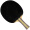 红双喜（DHS）乒乓球拍横拍 三星双面反胶五层纯木底板粘性胶皮攻守平衡成品单拍 R3002