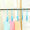 班哲尼 旅行多功能防风带索带夹子 晾衣夹 塑料内衣夹 领带夹 12只装 三色混装