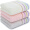 三利 纯棉素色良品彩缎毛巾3条装 100克/条 独立包装 柔软吸水洗脸面巾 34×73cm