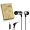 月光宝盒 EP2588 游戏台式机笔记本立体声入耳式动圈耳机音乐耳机 通话耳机带麦 金属前腔 银色