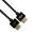 喜富康(Safconn) HDMI数字高清线2.0版 笔记本电脑显示器/投影仪/机顶盒连接线 豪华镀金1.5米黑色 (HD0901)
