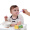 努比（Nuby）儿童餐具 婴儿勺子硅胶辅食勺 新生儿软勺 自然乳感硅胶汤勺 紫 美国品牌