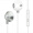 月光宝盒 Y3 通用立体声入耳式耳机 重低音音乐游戏耳机 兼容手机平板电脑通话耳机带麦克 运动跑步线控 银色