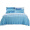 水星家纺 床上四件套纯棉 全棉被套床单被罩 贡缎活性印花床品套件 里尼月光(浅紫) 双人1.5米床
