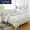 皮尔卡丹 套件家纺 四件套纯棉全棉床单被套床上用品 浪漫丝语绿 适用1.5/1.8米床 200*230cm