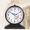 康巴丝（Compas）挂钟古典欧式座钟表复古客厅装饰台钟创意卧室床头时钟石英钟 3020数字黑金