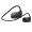 索尼（SONY）可穿戴式运动防水耳机mp3播放器 NWZ-WS615/W (黑色) 蓝牙智能 16G