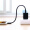 绿联 移动硬盘数据线 Micro USB3.0手机充电器线连接线 适用东芝/三星note3/s5数据线充电线1米10841 黑