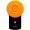 月光宝盒 A6 橙色 学生MP3 运动背夹 迷你音乐播放器