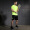 范斯蒂克 运动套装男夏季短袖跑步服健身休闲两件薄款篮球服 荧光绿色TC2018 M