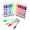真彩(TRUECOLOR)12色粗圆杆印章水彩笔 绘画笔填色笔 学生儿童涂鸦上色笔 PP盒2盒/WM-2104