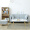 精邦家具 沙发北欧简约客厅布艺沙发 可拆洗三人位带脚踏诺斯伯沙发 浅灰色KT-8801