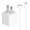Capshi 苹果4s数据线 USB手机平板充电套装 1米充电线+1A手机充电器 支持iPhone4/4S/3GS/ipad2/3