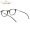 海伦凯勒光学镜学生摩登复古风眼镜框时尚眼镜架H9036 黑框银腿C01W