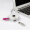 优越者(UNITEK)USB分线器 2.0高速一拖四多接口 0.3米 笔记本台式电脑4口集线器HUB转换器 全铝银Y-2179A