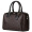 COACH 蔻驰 奢侈品 女士小号波士顿桶包手提包单肩斜挎棕色配黑色PVC配皮 F58312 IMAA8