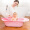 世纪宝贝（babyhood）婴儿浴盆 宝宝洗澡盆 儿童新生儿沐浴盆 带浴床水温卡 适用0-6岁 果粉 BH-0303