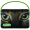 电蟒（CrazyBoa）2Face 猫眼绿 便携智能云音响/音箱 可换网罩 wifi音箱 蓝牙音箱 户外音箱 app操控
