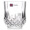 丽尊酒杯 玻璃洋酒杯(300ml)烈酒杯套装玻璃钻石水杯子 (3只装)