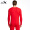 袋鼠（DaiShu）情侣大红色本命年薄款保暖内衣套装男圆领棉毛衫 大红男套装 L（170/95）