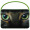 电蟒（CrazyBoa）2Face 猫眼绿 便携智能云音响/音箱 可换网罩 wifi音箱 蓝牙音箱 户外音箱 app操控