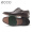 爱步（ECCO）男士皮鞋 现代正装磨砂牛皮圆头系带鞋 休斯顿 670154 咖啡色01072 41