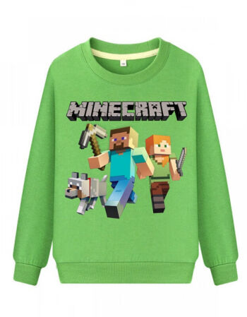 mc我的世界苦力怕游戏周边衣服小孩子儿童穿的minecraft衣服男童春秋