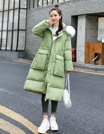美连诚棉服女21年女装棉衣中长款韩版百搭潮流显瘦女装外套学生时尚