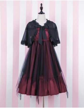 秋冬季日系哥特风cosplay服装女洛丽塔暗黑系复古原宿