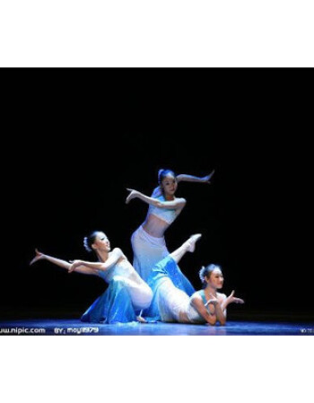阿坡饵傣族舞蹈演出服傣族舞练习裙包臀鱼尾裙子渐变表演裙艺考 上白