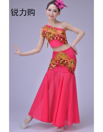 女装夏季新品 新款傣族舞台服 泰族服装女装舞蹈服装傣族舞裙舞蹈演出